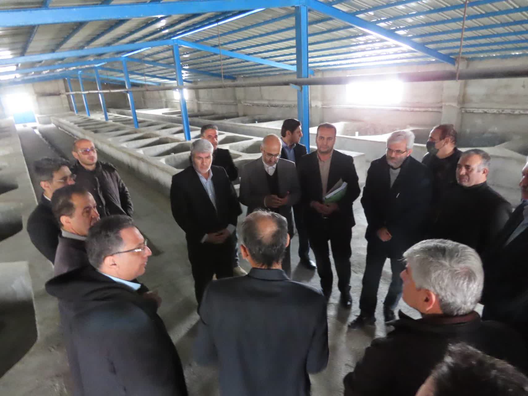 بازدید بازرس‌کل قضایی استان از طرح تکثیر آبزیان آغ‌چای