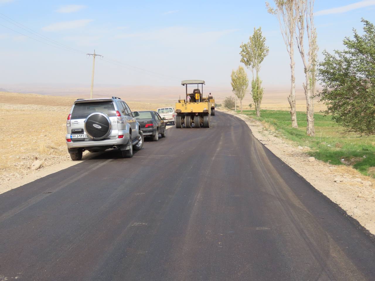 آسفالت راه روستایی قوچاش آماده افتتاح شد