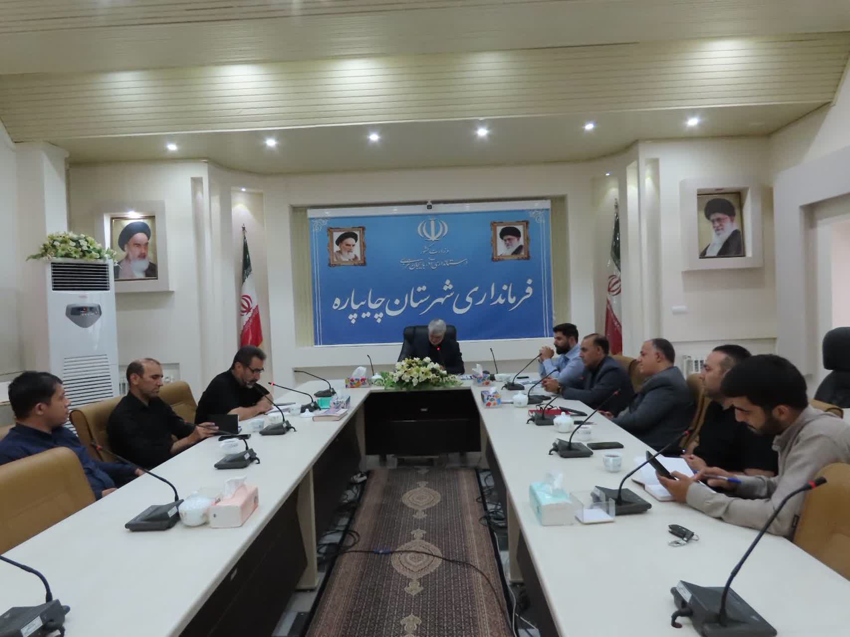 برگزاری نشست خبری فرماندار چایپاره با اصحاب رسانه