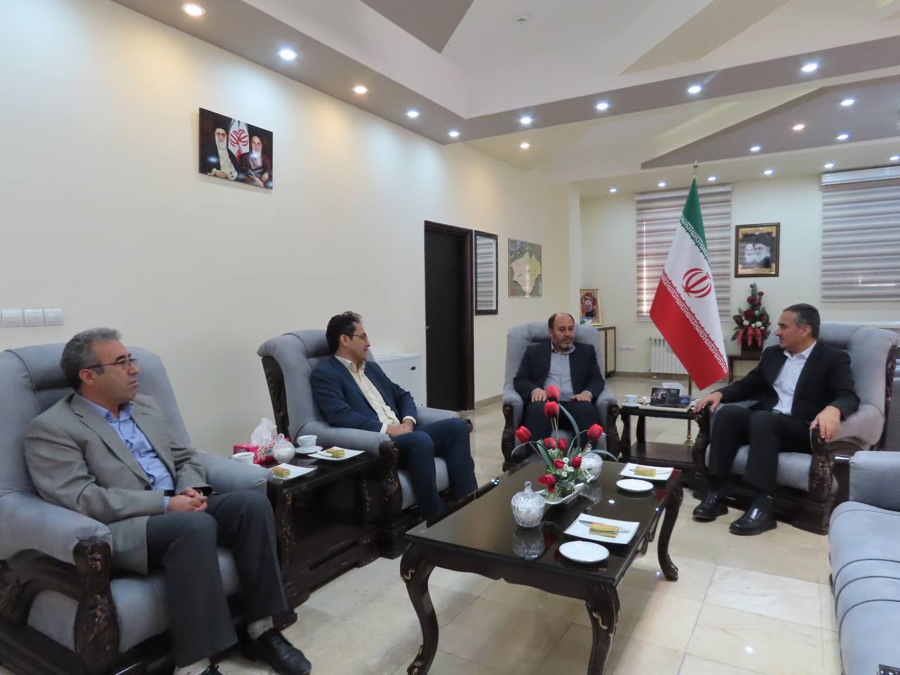 دیدار مدیر کل دامپزشکی استان با فرماندار