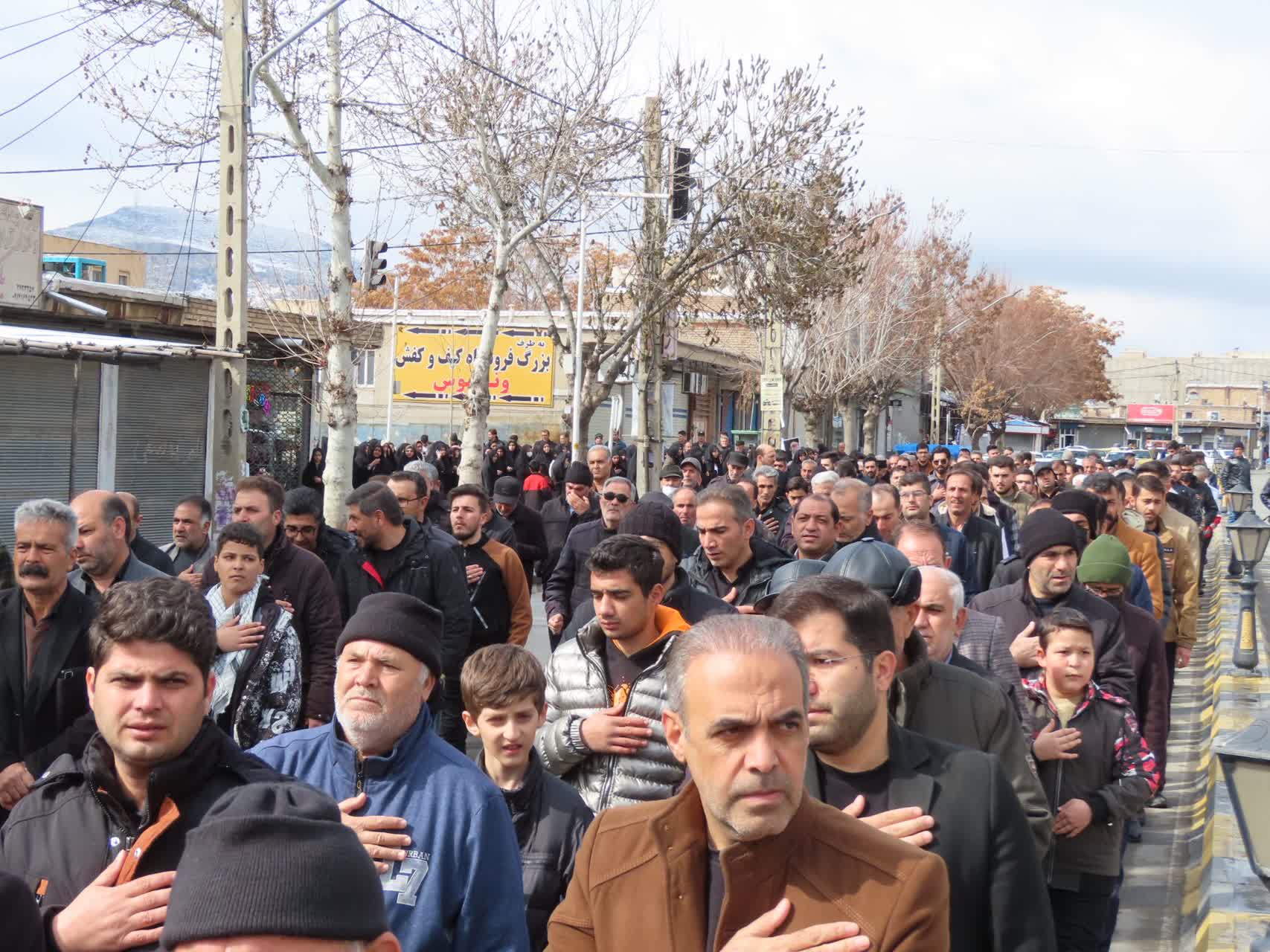 برگزاری مراسم عزاداری خیابانی و خروش حماسی مردم غیور چایپاره در سوگ شهادت قائد امت، حضرت آیت الله خامنه‌ای(قدس سره)
