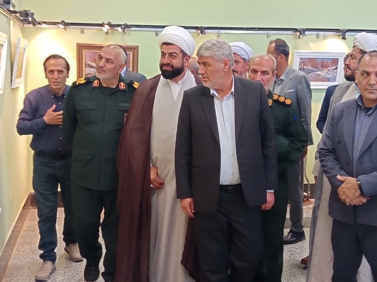 مراسم افتتاح نمایشگاه نقاشی