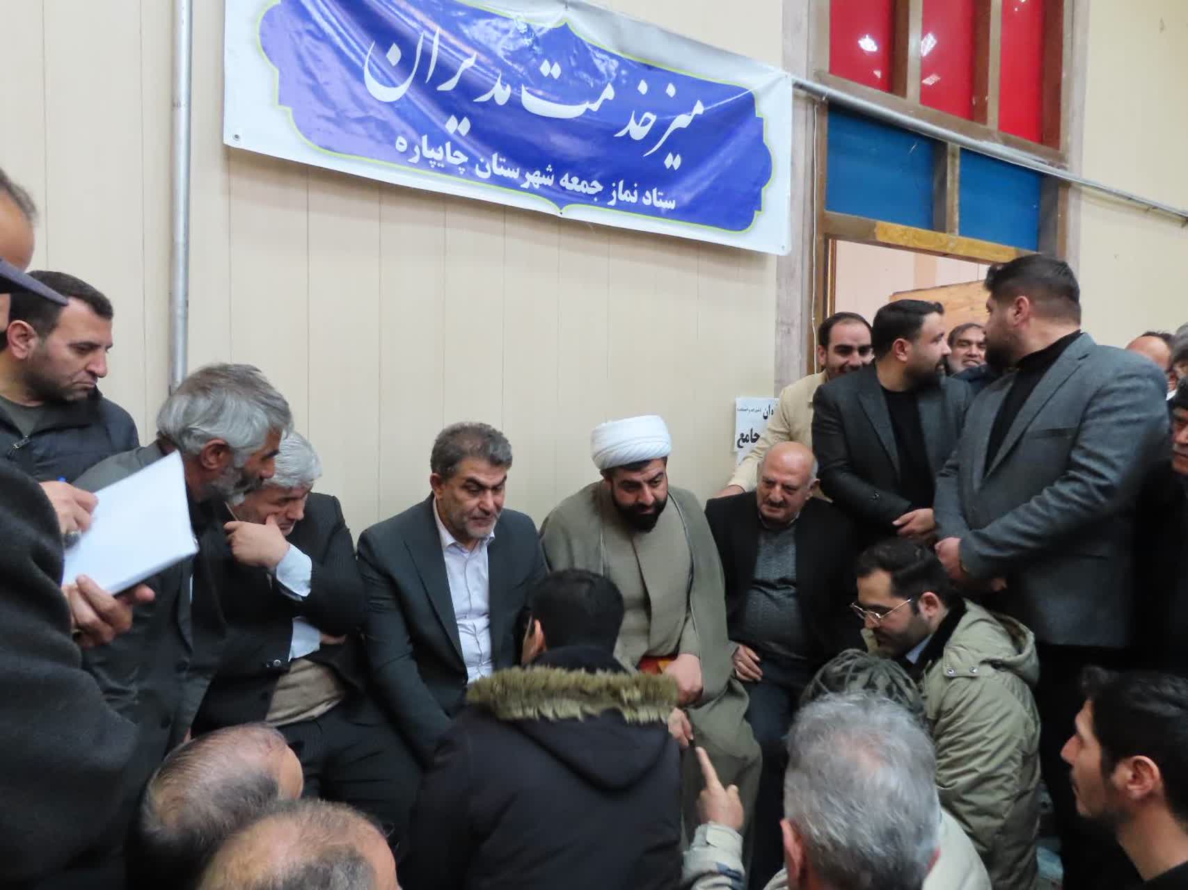 رایحه‌ی خدمت در میعادگاه نماز جمعه شهرستان چایپاره