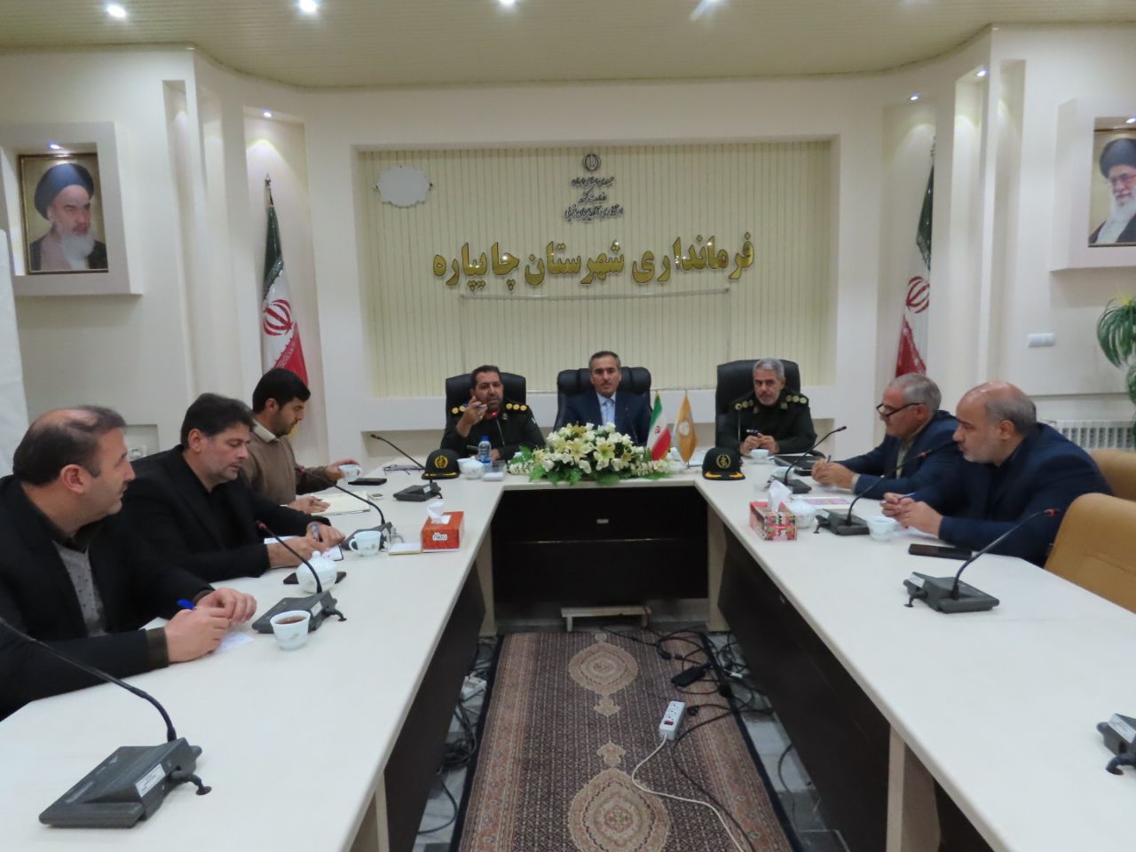 جلسه کارگروه بسیج سازندگی استان آذربایجان غربی در شهرستان چایپاره