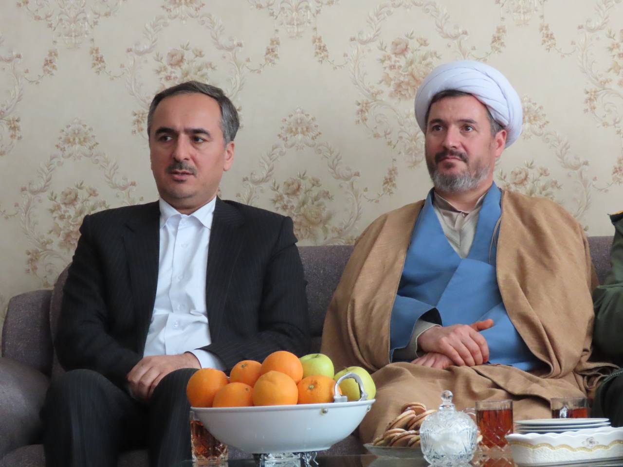 دیدار با خانواده جانباز سرافراز دفاع مقدس