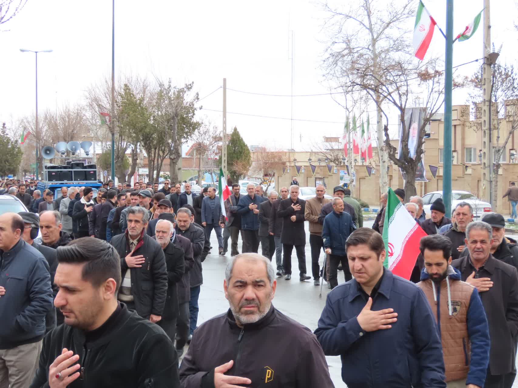 برگزاری مراسم عزاداری خیابانی و خروش حماسی مردم غیور چایپاره در سوگ شهادت قائد امت، حضرت آیت الله خامنه‌ای(قدس سره)