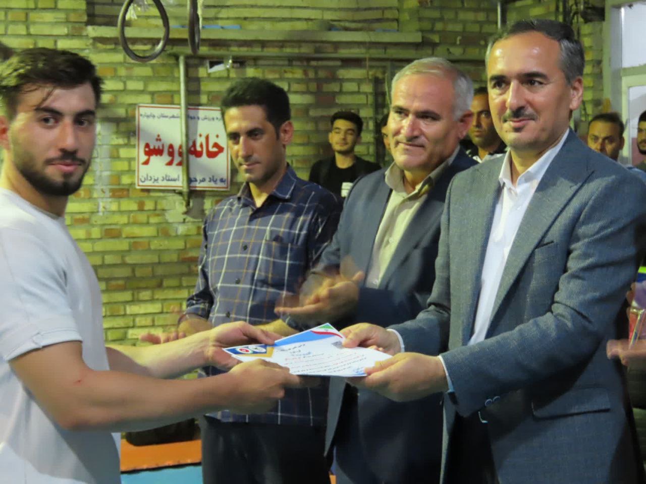 مراسم تجلیل از برگزیدگان مسابقات استانی گراپلینگ،کیک بوکسینگ