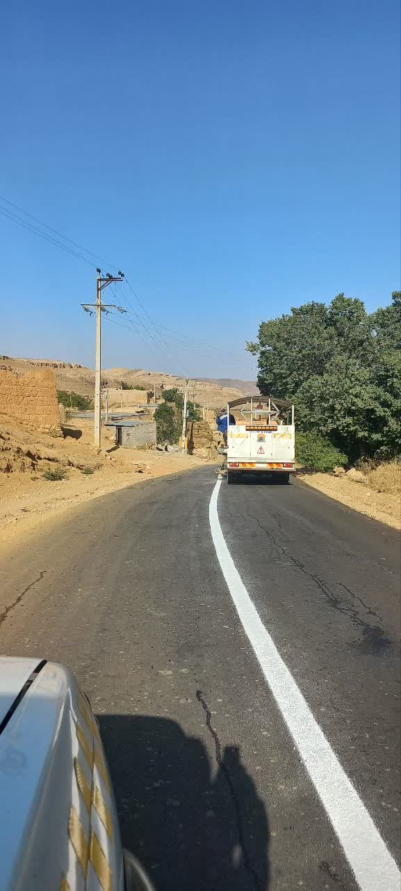 با انجام خط کشی ، جاده آسفالته راه روستایی محور بسطام به بندلی ، گورش ، آغمزار ، چیرکرد و کفیل آماده افتتاح شد
