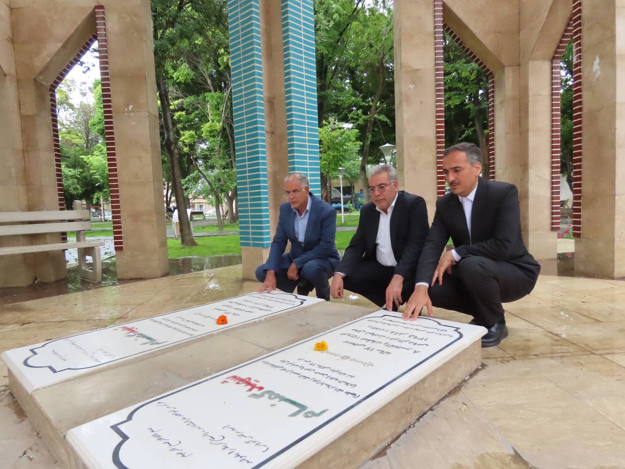نثار فاتحه به مقام شامخ شهدای گمنام شهرستان چایپاره