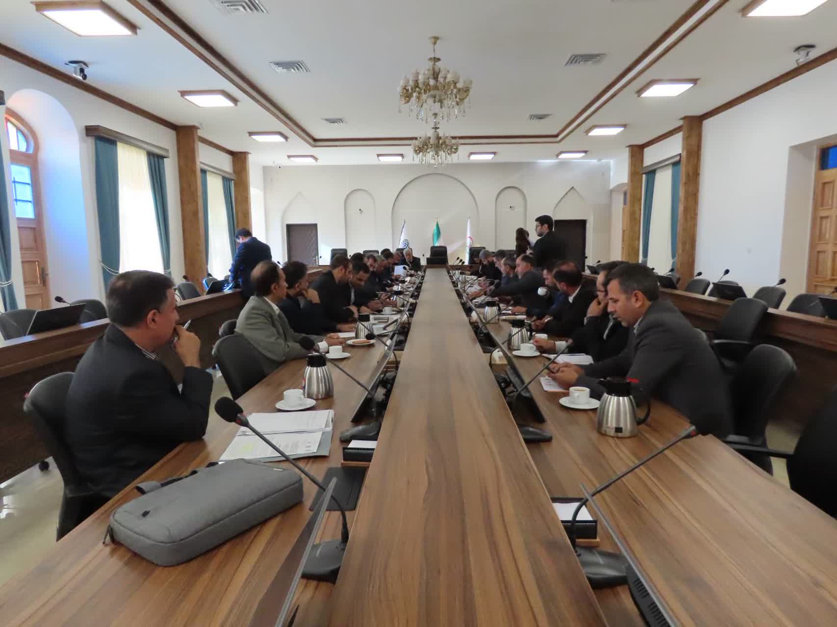 حضور فرماندار چایپاره جلسه مرکز خدمات سرمایه گذاری استان آذربایجان غربی