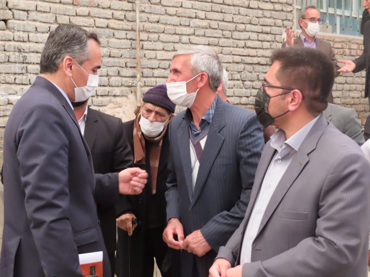 بازدید فرماندار و جمعی از مسئولان شهرستان از روستاهای بخش حاجیلار شهرستان چایپاره