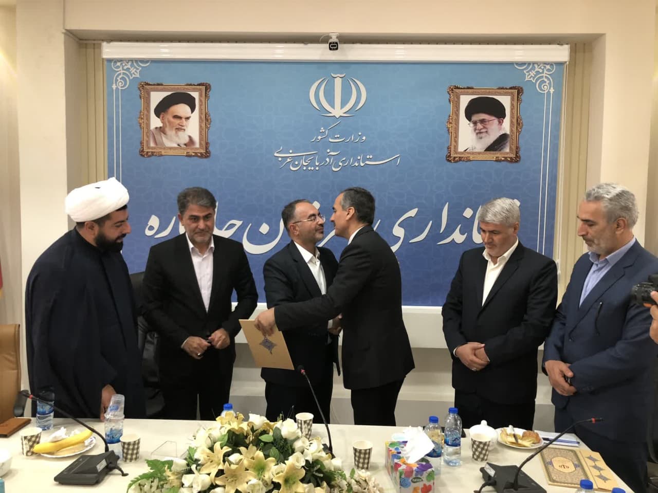 آیین تکریم و معارفه فرماندار شهرستان چایپاره برگزار شد