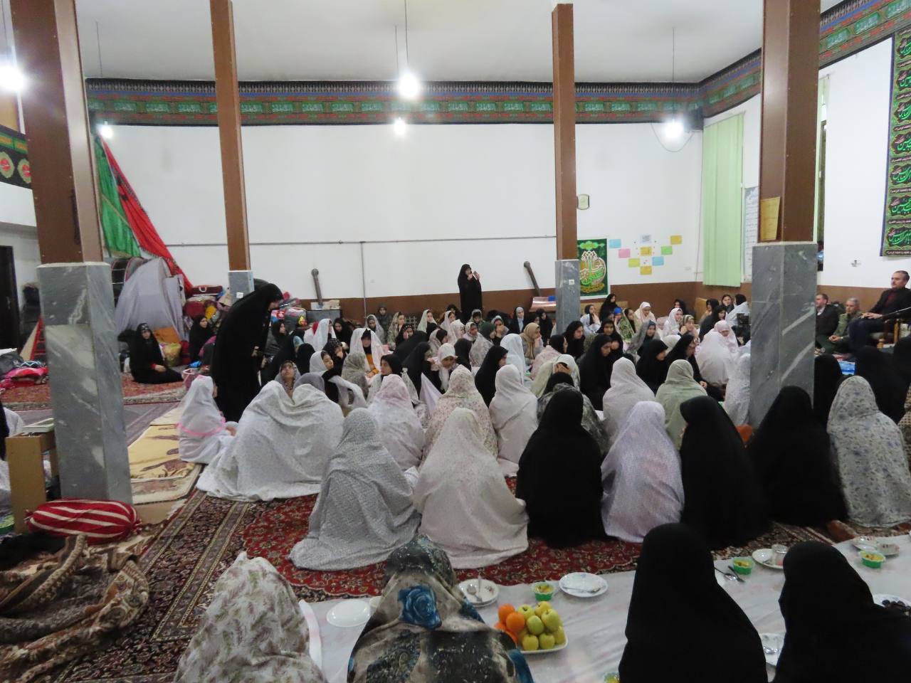 حضور فرماندار در مراسم اعتکاف دانش آموزی دختران شهرستان چایپاره