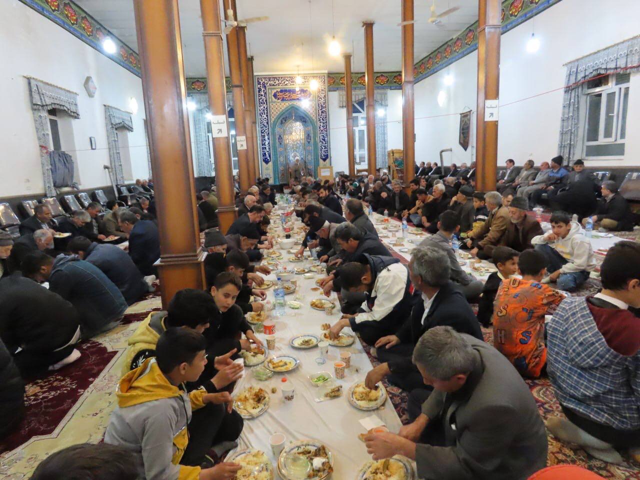 مراسم افطاریه موسسه خیریه صاحب الزمان(عج) چایپاره