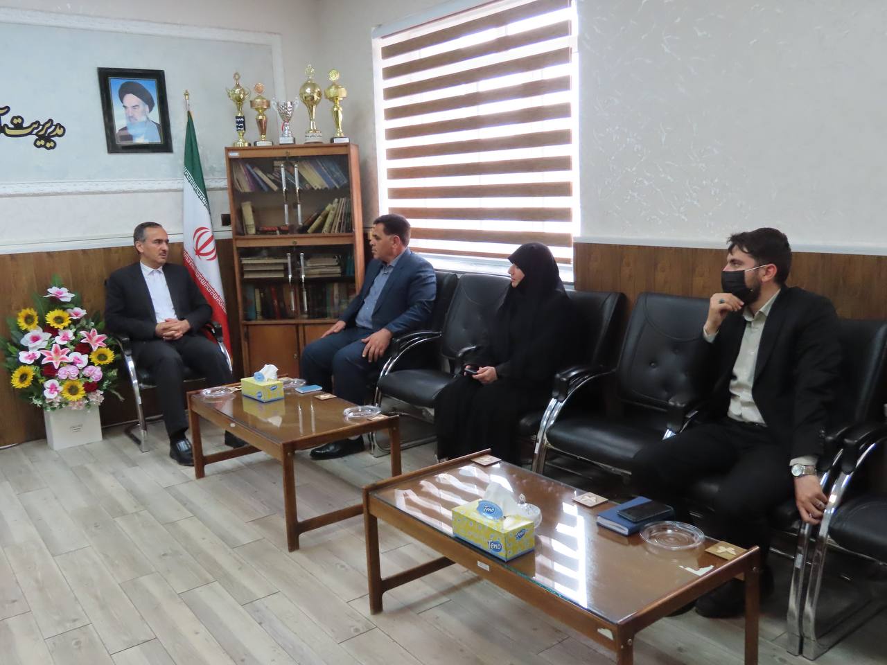 بازدید سرزده سعید شکورزاده فرماندار چایپاره از مدیریت آموزش و پرورش