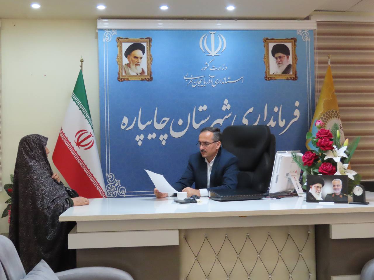 احصاء و بررسی مشکلات مردمی توسط نماینده عالی دولت در شهرستان چایپاره