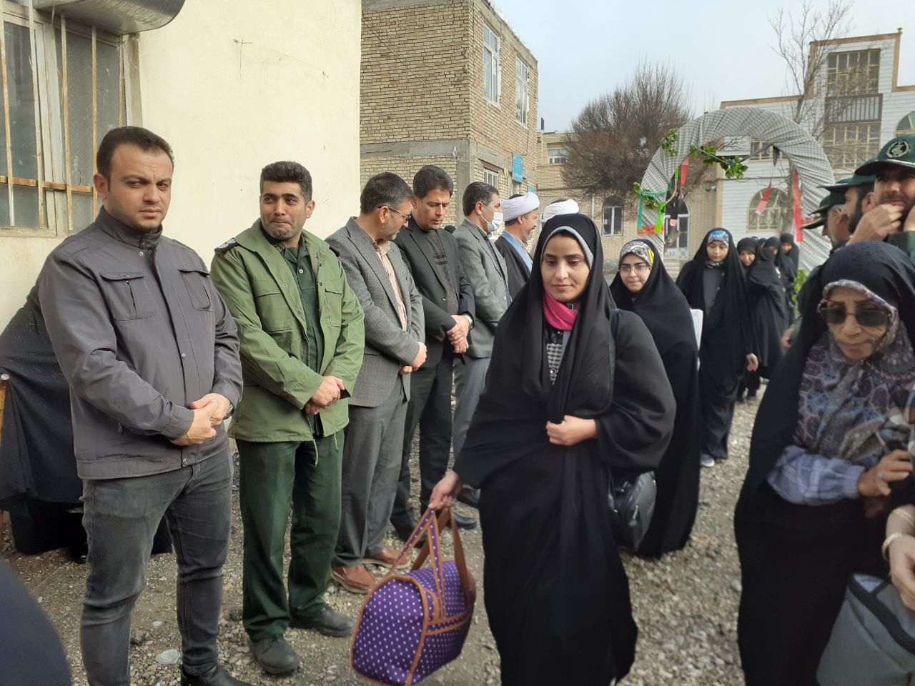 مراسم بدرقه کاروان راهیان نور شهرستان چایپاره