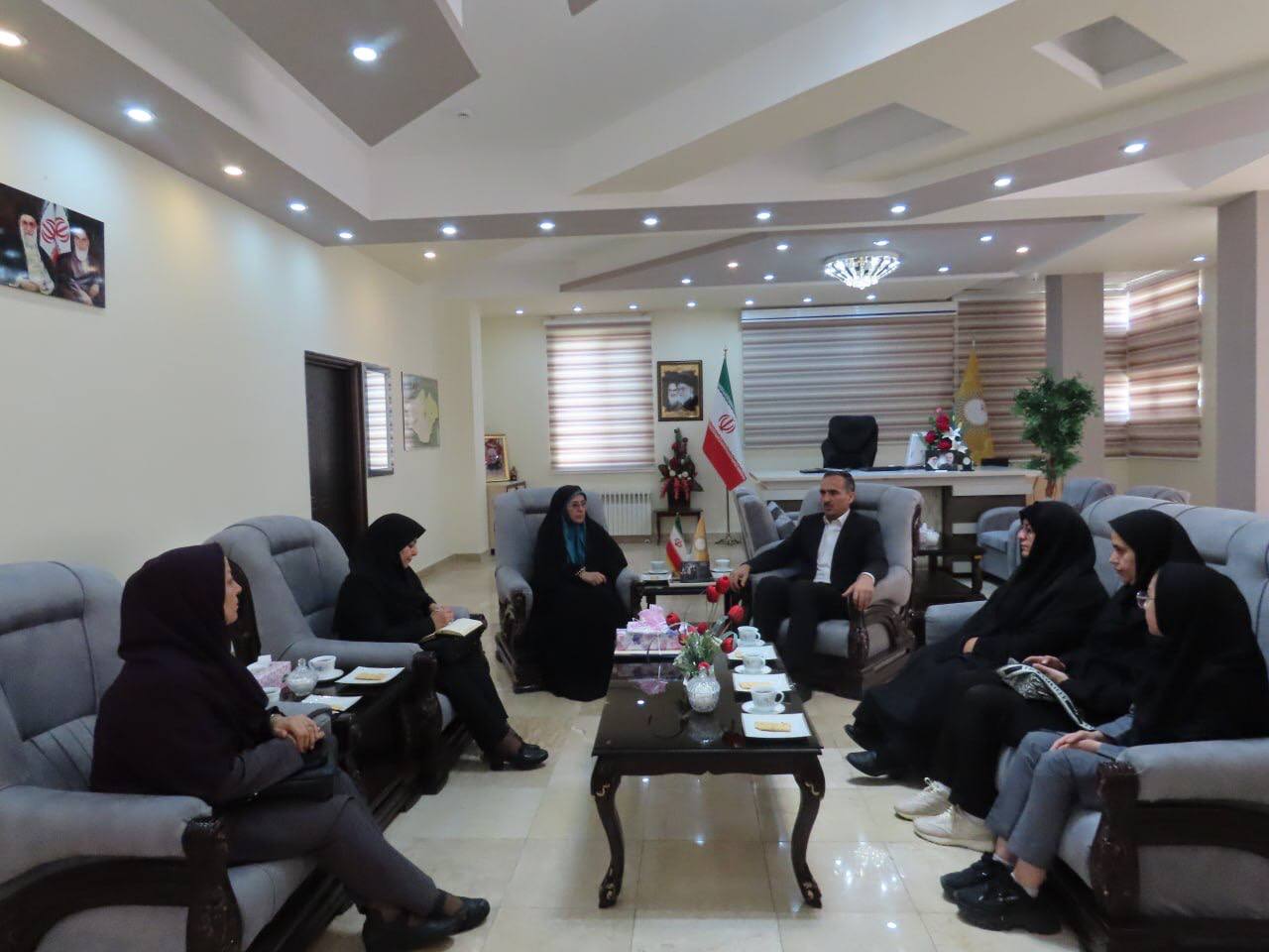 دیدار مدیر کل کانون پرورشی کودکان و نوجوانان استان با فرماندار شهرستان