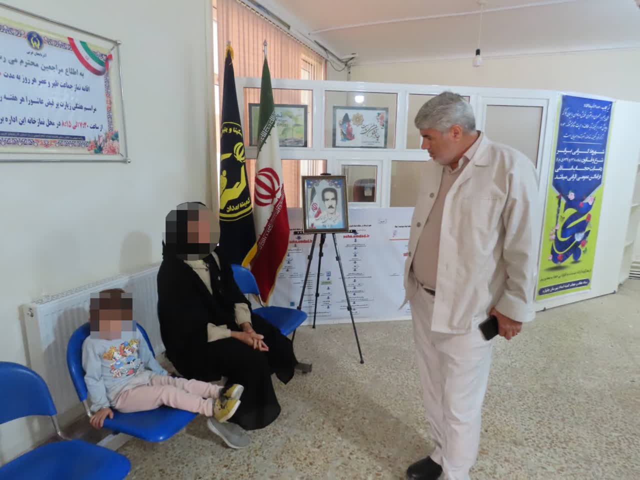 بازدید سرزده رضا اقلیمیان فرماندار چایپاره از کمیته امداد امام خمینی(ره)