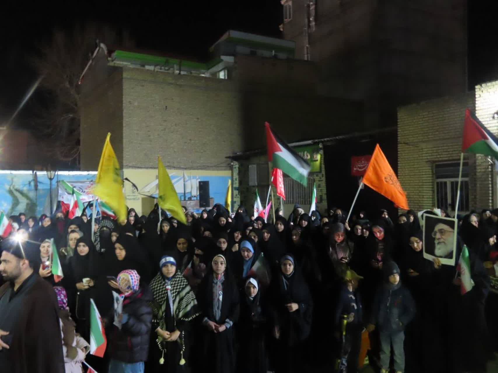 تداوم تجمع مردمی امت حزب الله چایپاره همزمان با سراسر کشور