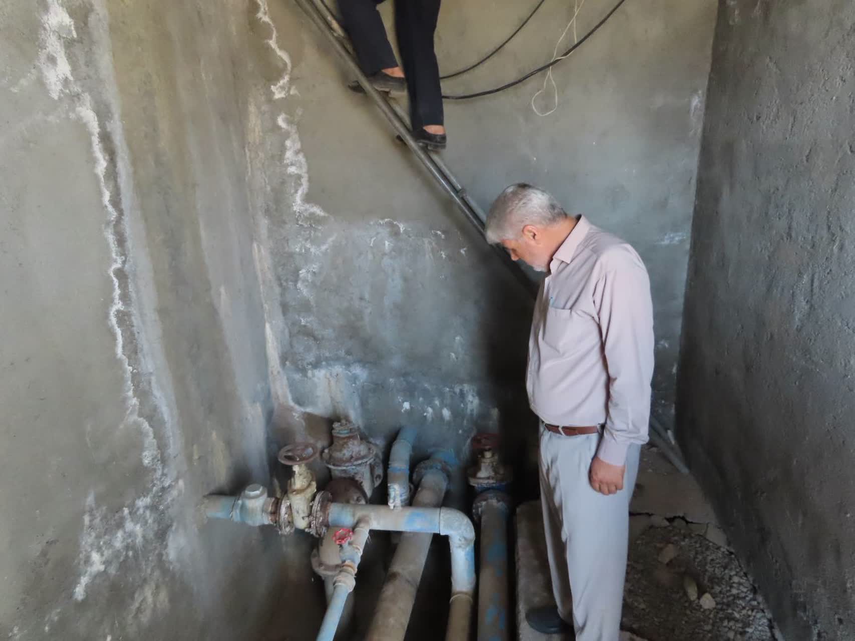 بازدید فرماندار چایپاره از ایستگاه پمپاژ آب شرب روستاهای محور تاج خاتون ، قوچاش و پیریادگار