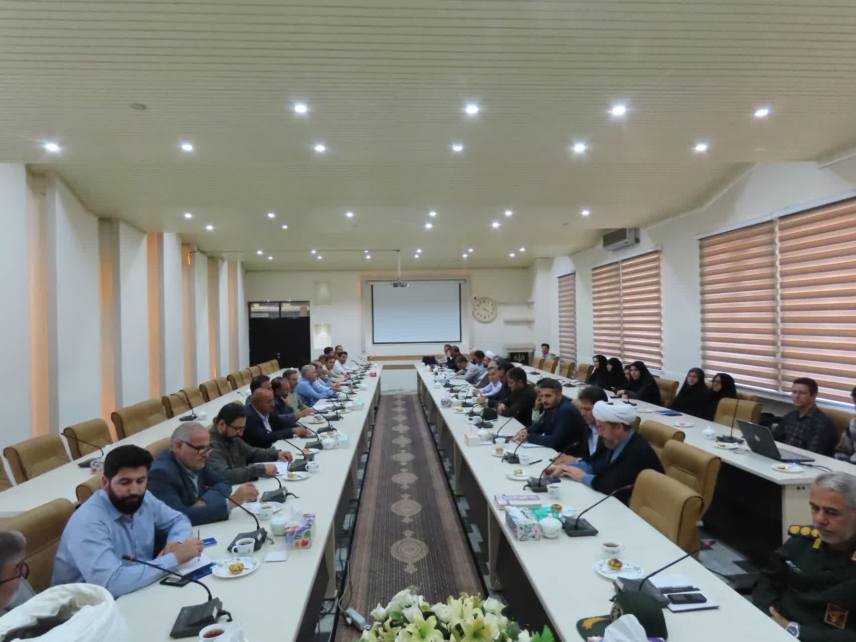 جلسه کارگروه ترویج فرهنگ ایثار و شهادت شهرستان چایپاره