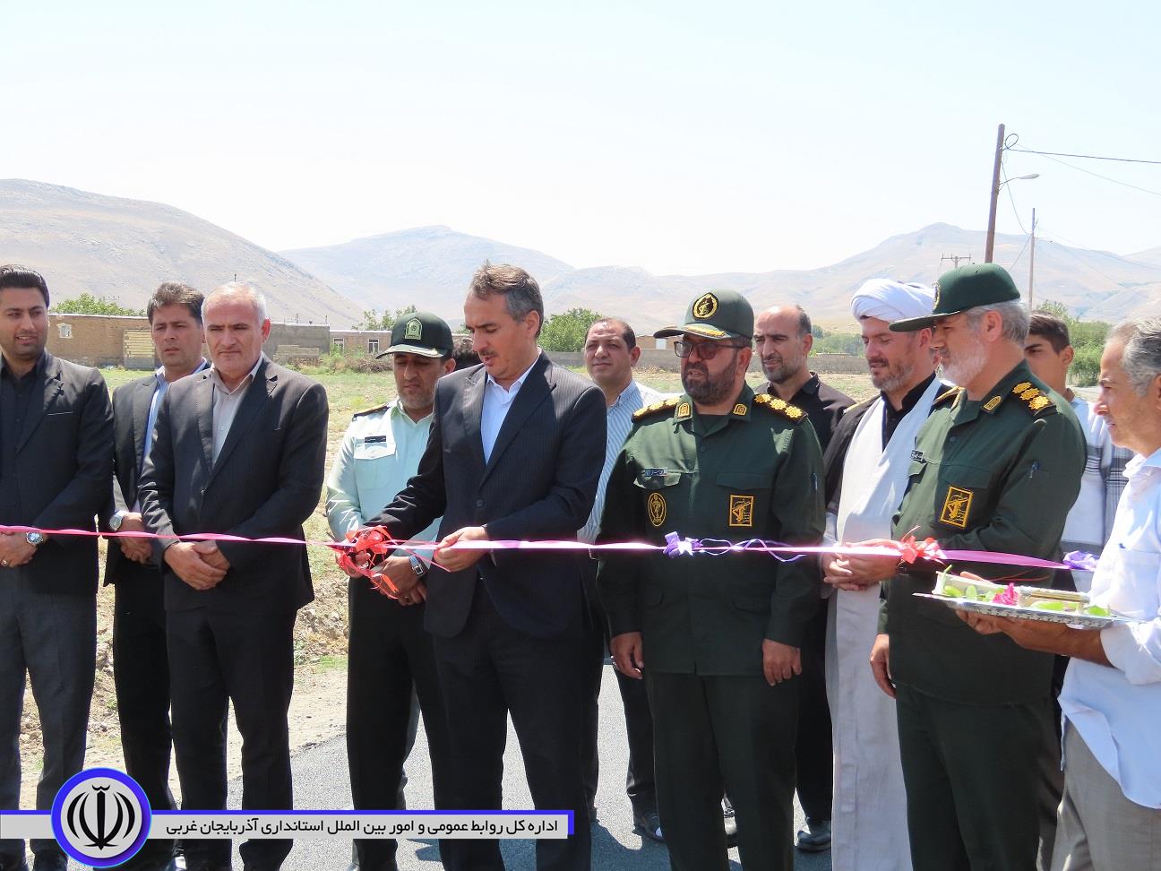آیین افتتاح و بهره برداری از آسفالت معابر روستای خانقاه چورس