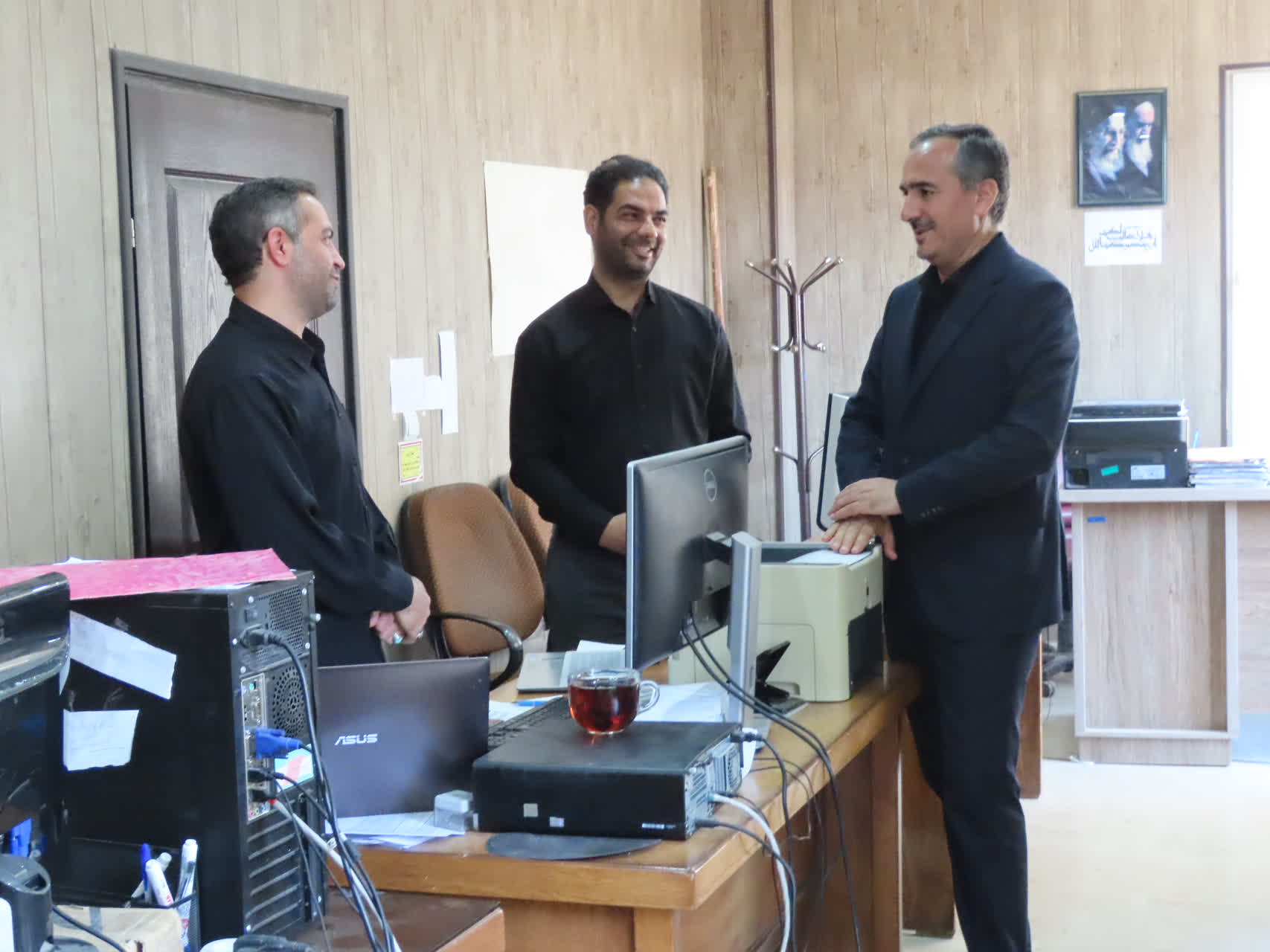 بازدید سرزده سعید شکورزاده فرماندار چایپاره از اداره امور منابع آب