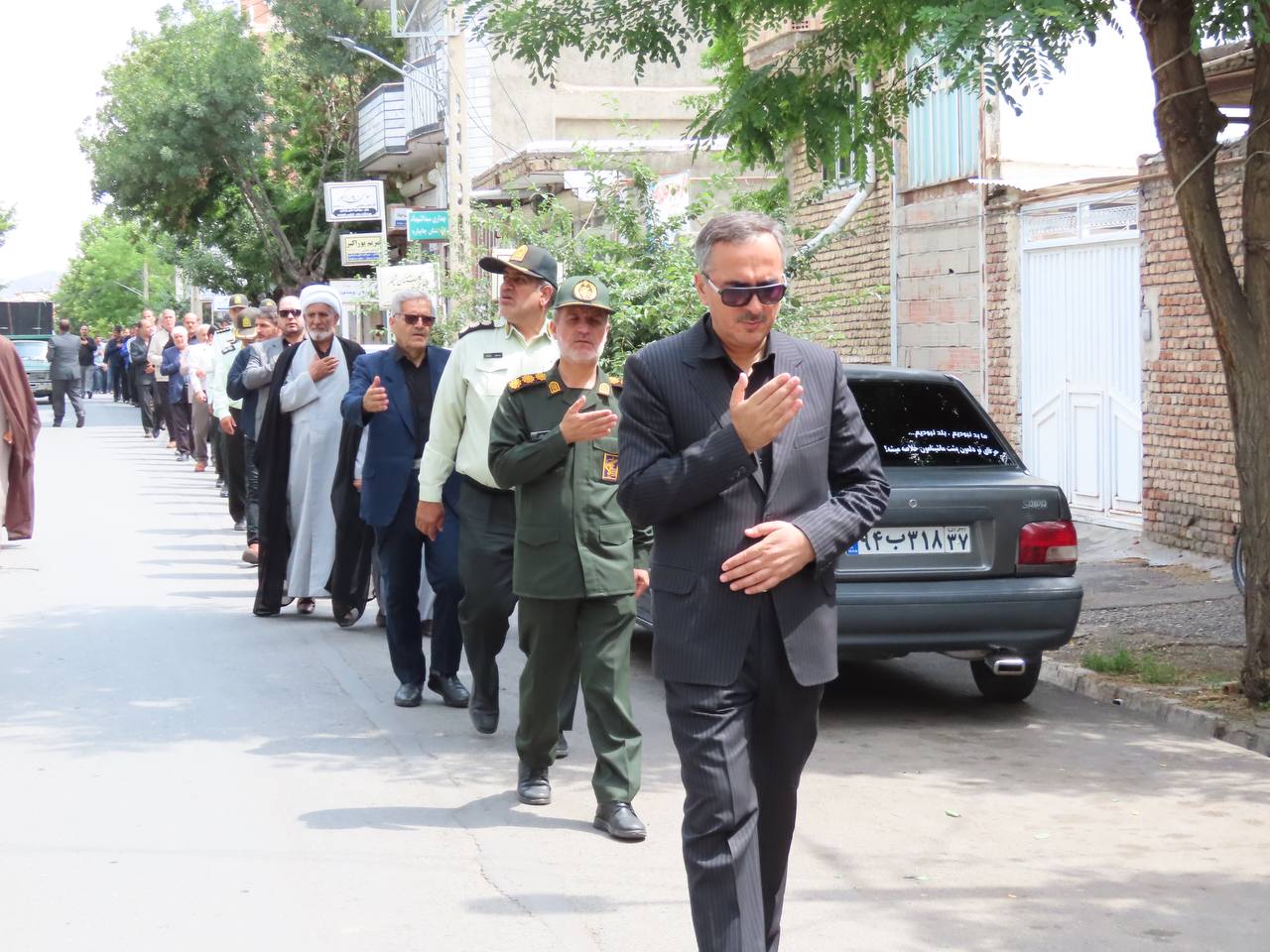 برگزاری مراسم عزاداری خیابانی سالروز ارتحال بنیانگذار کبیر انقلاب اسلامی در شهرستان چایپاره