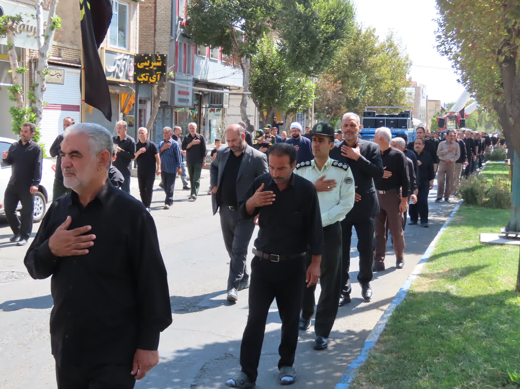 مراسم عزاداری خیابانی سالروز رحلت نبی اکرم (ص) و امام حسن مجتبی (ع)