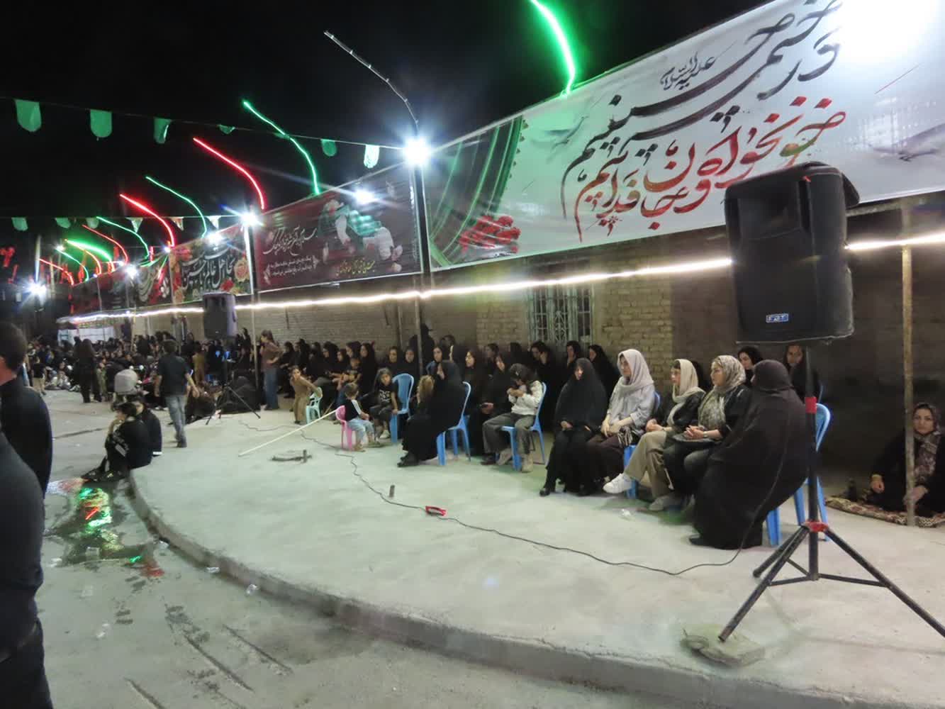 همزمان با هشتمین شب ماه محرم؛حضور فرماندار چایپاره در جمع عزاداران هیئت پنج تن آل عبا(ع) روستای قره کندی