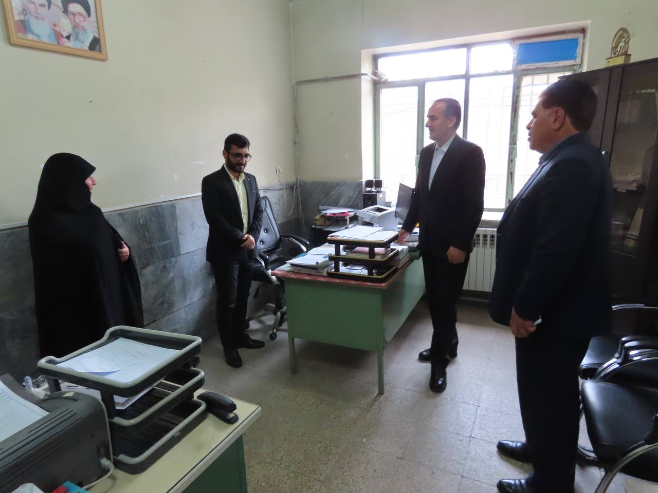 بازدید سرزده سعید شکورزاده فرماندار چایپاره از مدیریت آموزش و پرورش