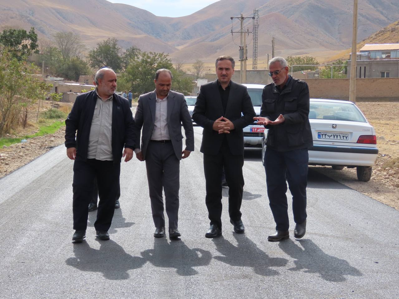 آسفالت راه روستایی قوچاش آماده افتتاح شد
