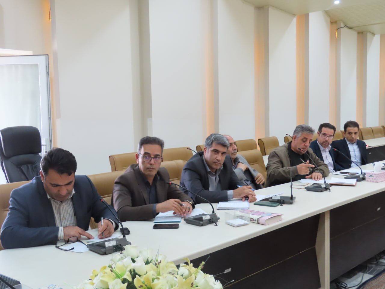 جلسه شورای حفاظت از منابع آب شهرستان چایپاره