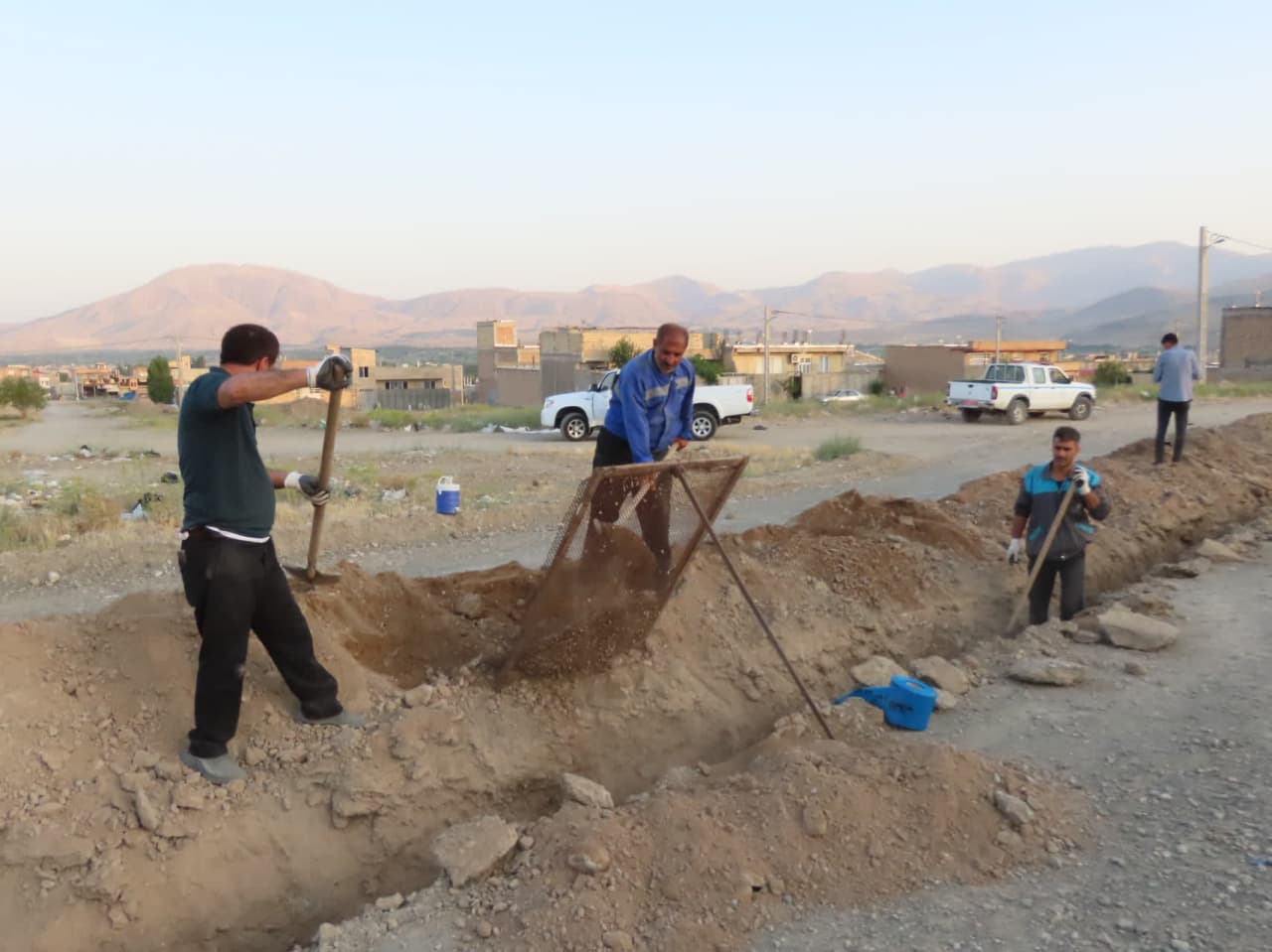 پروژه آبرسانی به 8 واحد مسکن مددجویی