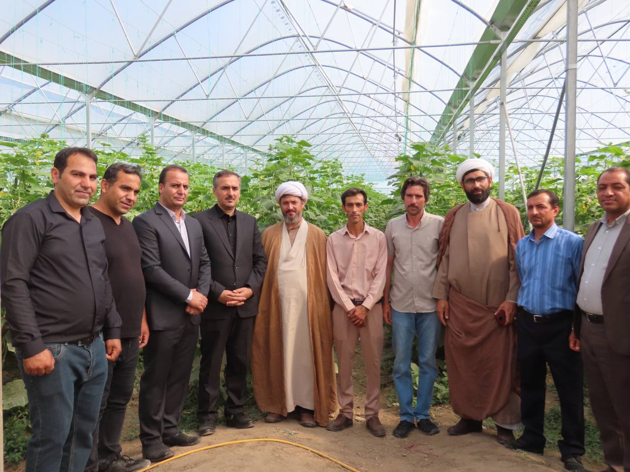مراسم افتتاح گلخانه شهرستان چایپاره