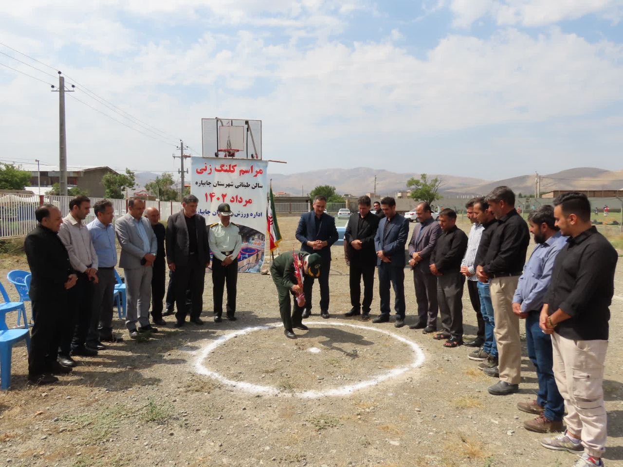 کلنگ زنی احداث سالن ورزش طبقاتی