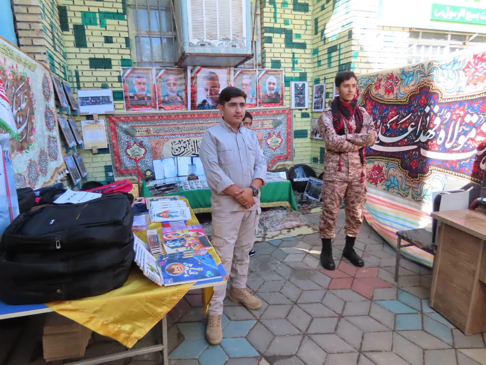 مراسم افتتاح نمایشگاه پایگاههای مقاومت اسوه ناحیه چایپاره