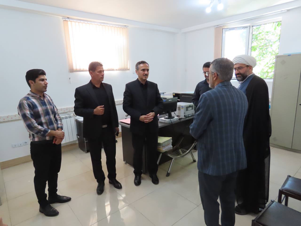 دیدار امام جمعه ، فرماندار و اعضای شورای تأمین با رییس ، قضات و کارکنان حوزه قضائی شهرستان چایپاره
