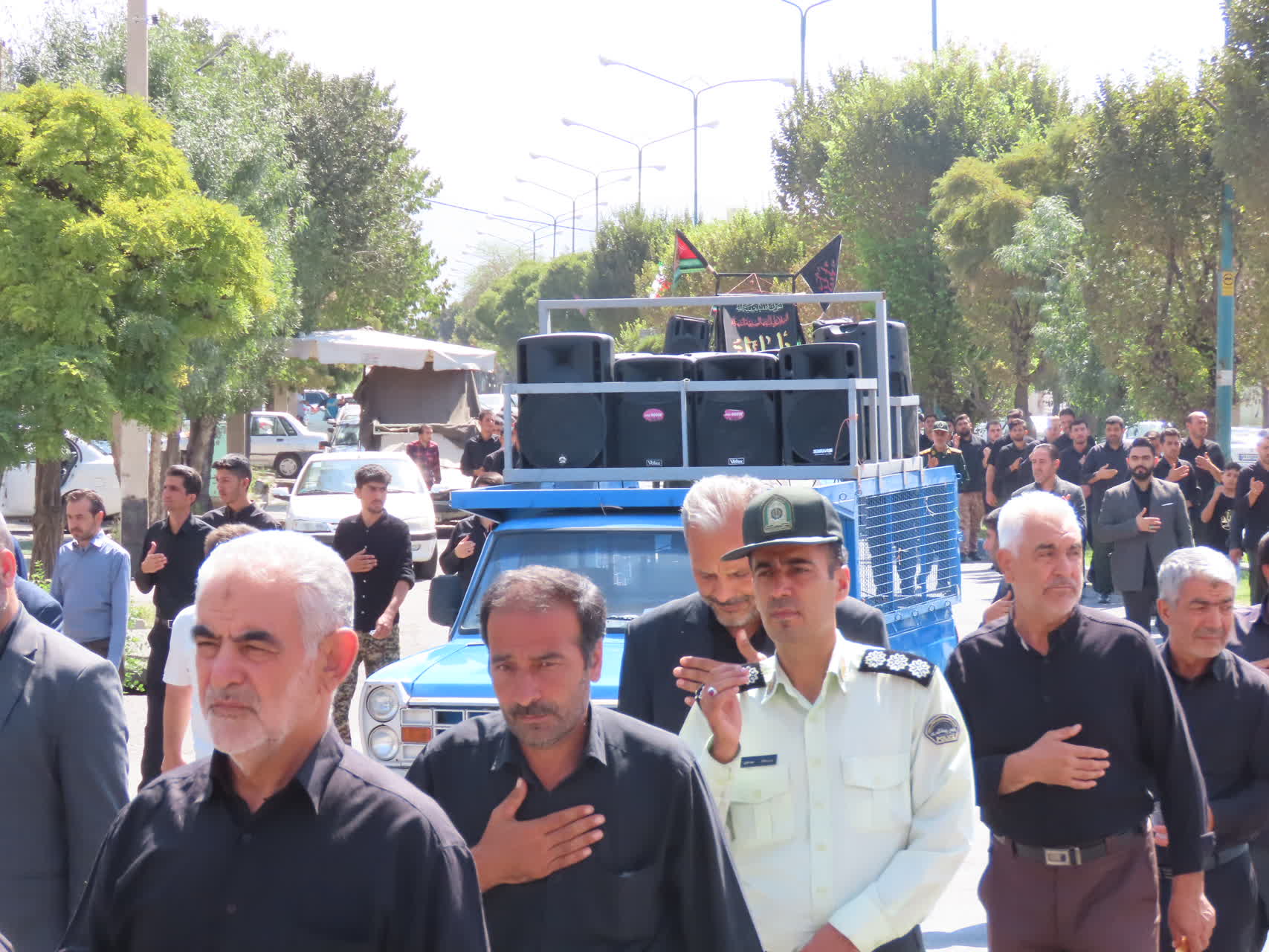 مراسم عزاداری خیابانی سالروز رحلت نبی اکرم (ص) و امام حسن مجتبی (ع)