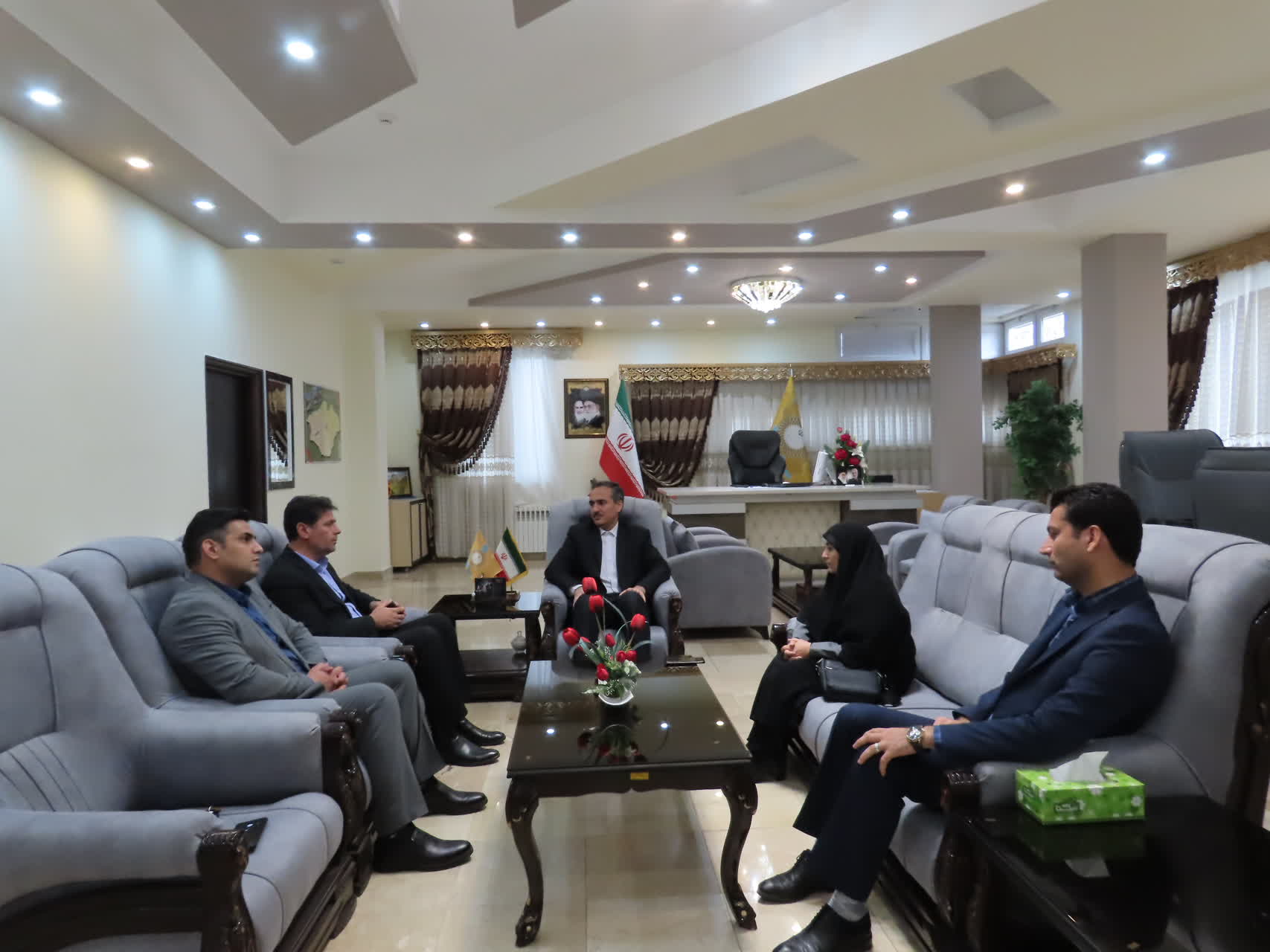 دیدار نوروزی روساء و مدیران دستگاه های اجرایی شهرستان با فرماندار چایپاره