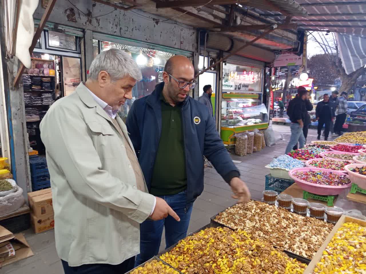 بازدید فرماندار شهرستان از بازار چایپاره