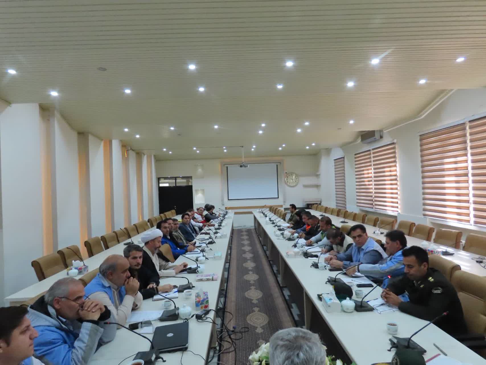 برگزاری جلسه ستاد پیشگیری ، هماهنگی و فرماندهی عملیات پاسخ به بحران