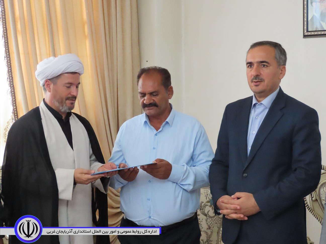 دیدار فرماندار چایپاره با آزادگان سرافراز