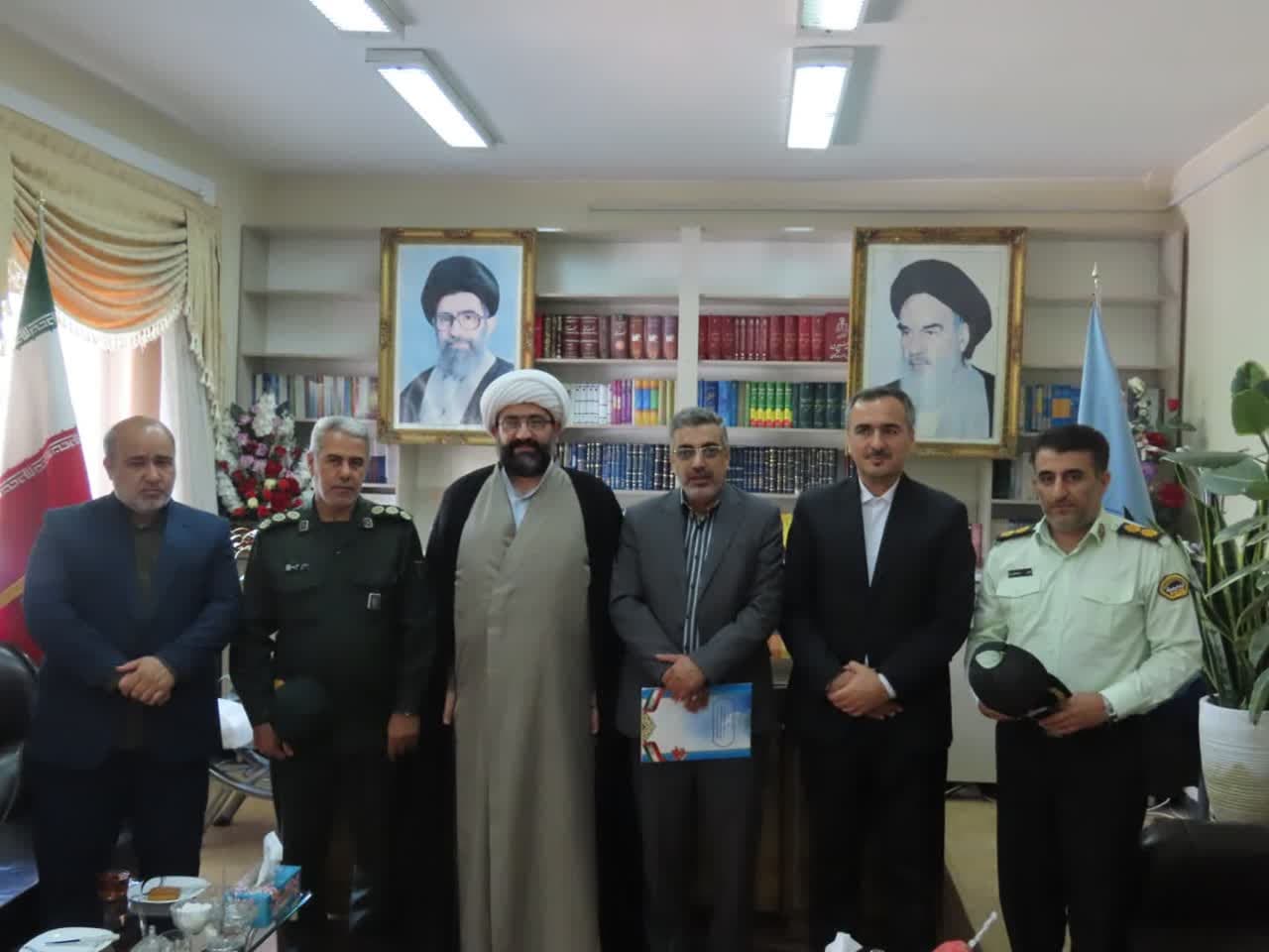 دیدار با رییس حوزه قضائی شهرستان به مناسبت هفته قوه قضائیه