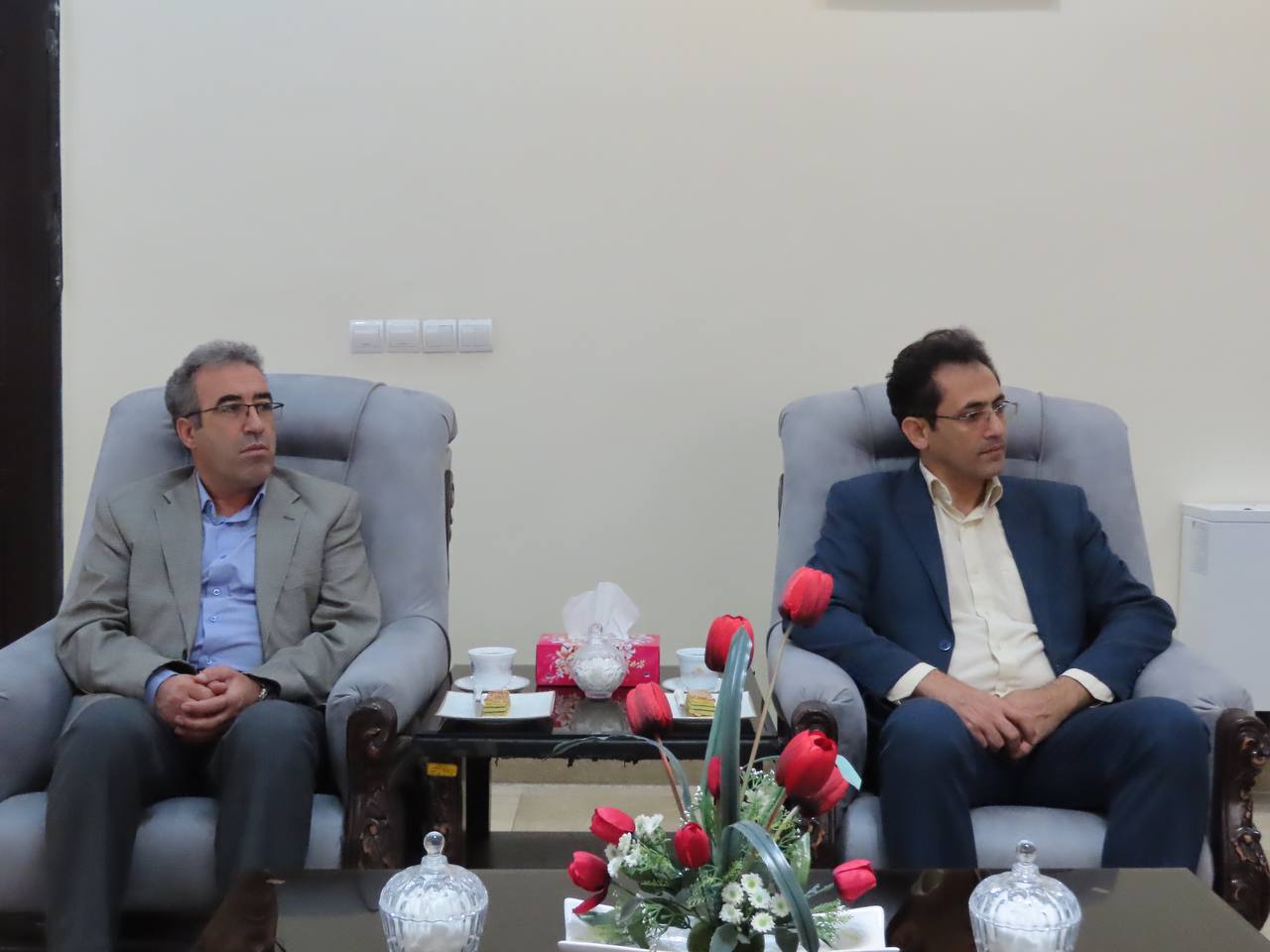 دیدار مدیر کل دامپزشکی استان با فرماندار