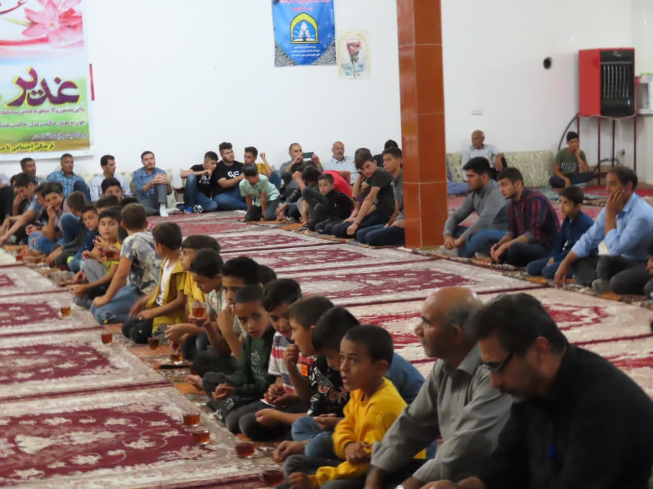 مراسم جشن عید سعید غدیرخم در مسجد جامع روستای خانقاه چورس