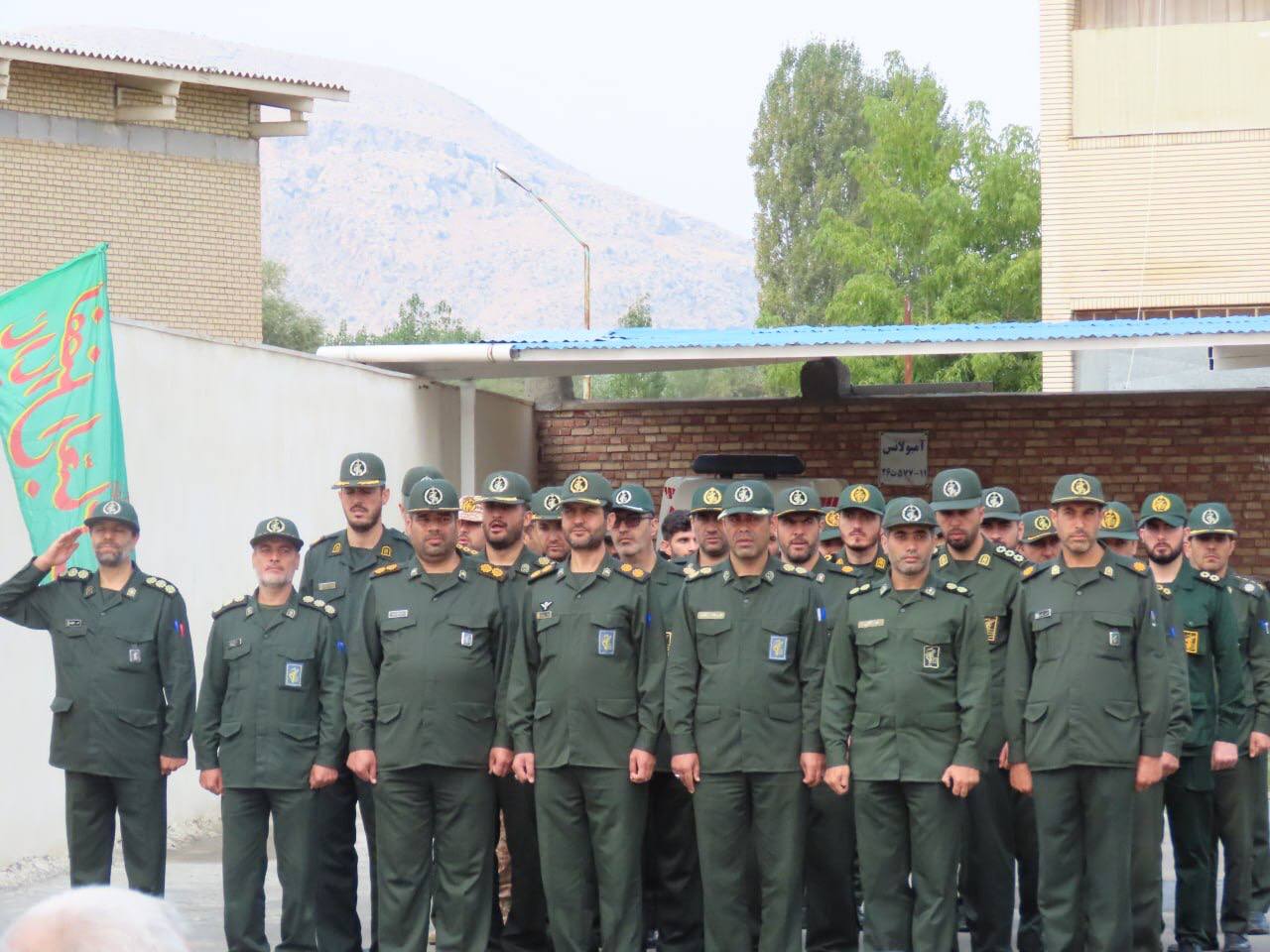 مراسم صبحگاه مشترک نیروهای نظامی ، انتظامی و بسیج در شهرستان چایپاره برگزار شد
