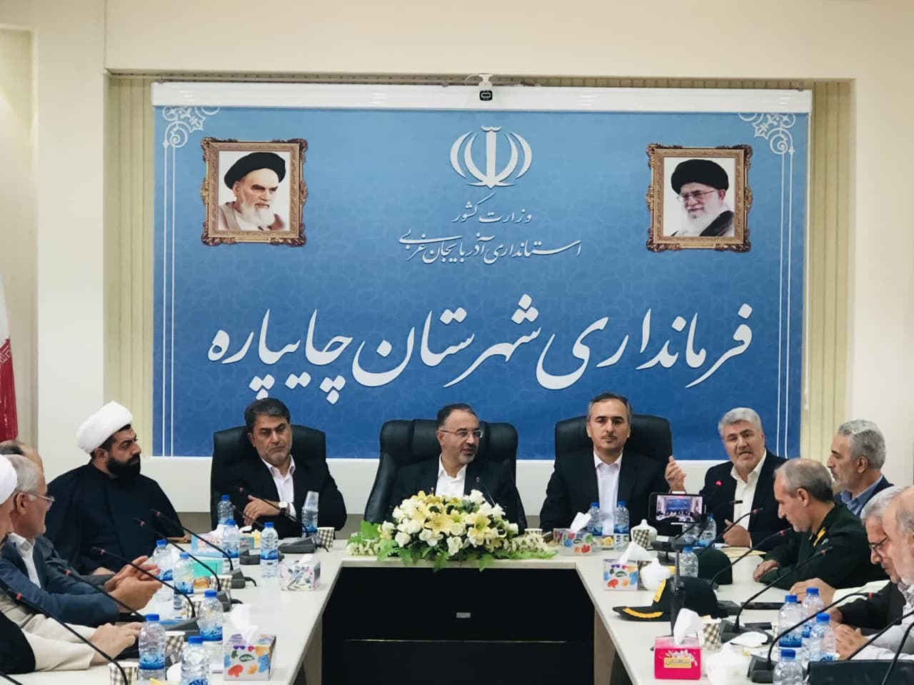 آیین تکریم و معارفه فرماندار شهرستان چایپاره برگزار شد