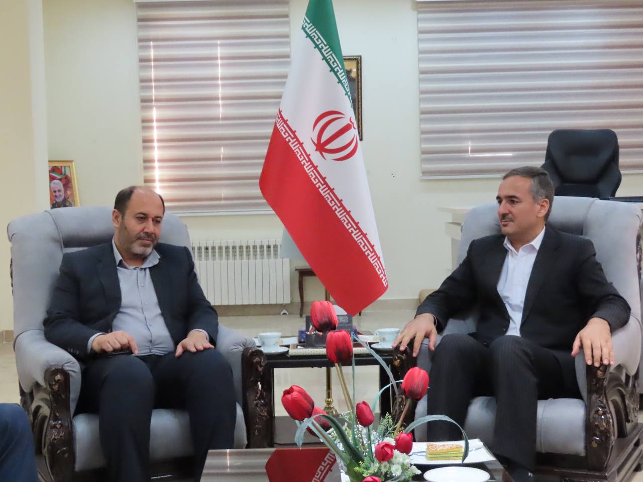 دیدار مدیر کل دامپزشکی استان با فرماندار